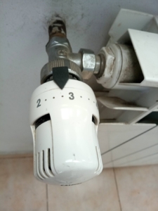 Valvola termostatica impostata sotto a 19 °C